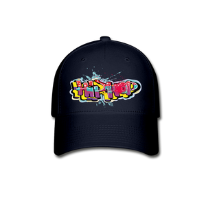 HIP HOP GRAFITTI Baseball Cap (Adult) - navy
