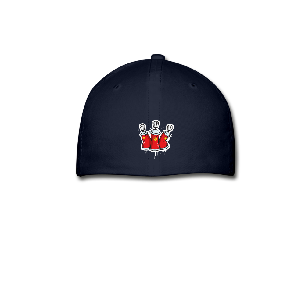 HIP HOP GRAFITTI Baseball Cap (Adult) - navy