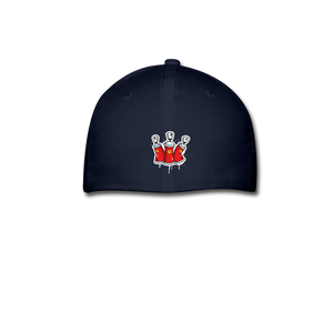 HIP HOP GRAFITTI Baseball Cap (Adult) - navy