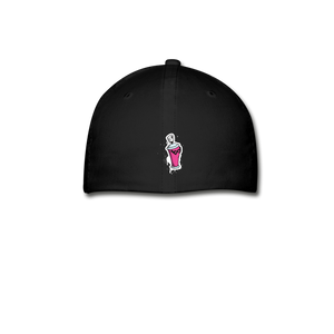 CRAZY GRAFITTI Baseball Cap (Adult) - black