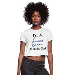 I'M A LIMITED EDITON (Crop Top T-Shirt) - white