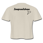 I'M A GIFTED KINDA GAL (Crop Top T-Shirt) - dust