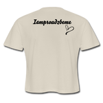 NO COLON STILL ROLLIN' (Crop Top T-Shirt) - dust