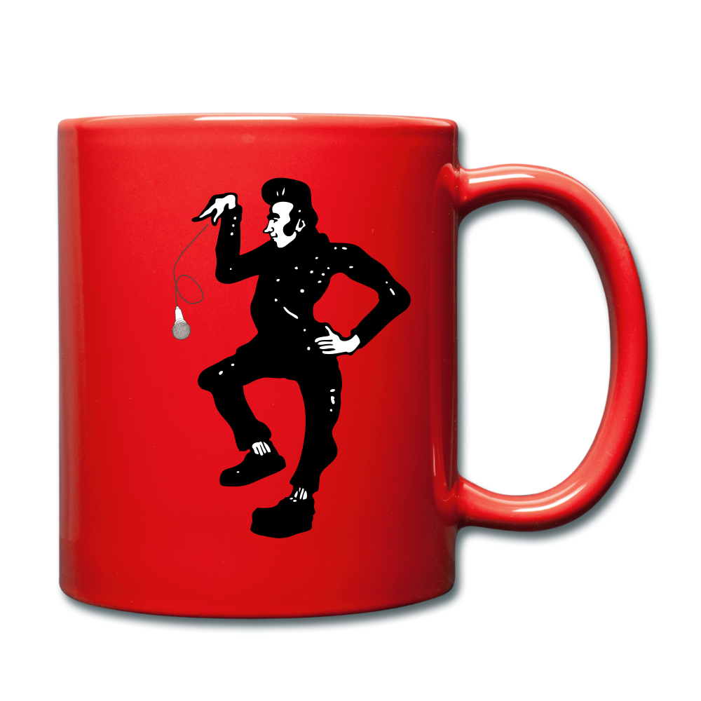 NO COLON STILL ROLLIN' Statement Mug - red