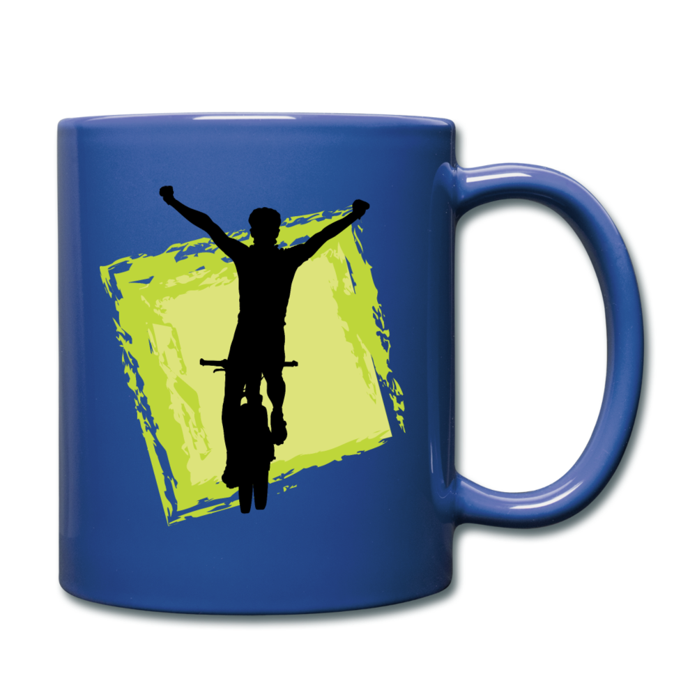 NO COLON STILL ROLLIN' Statement Mug - royal blue