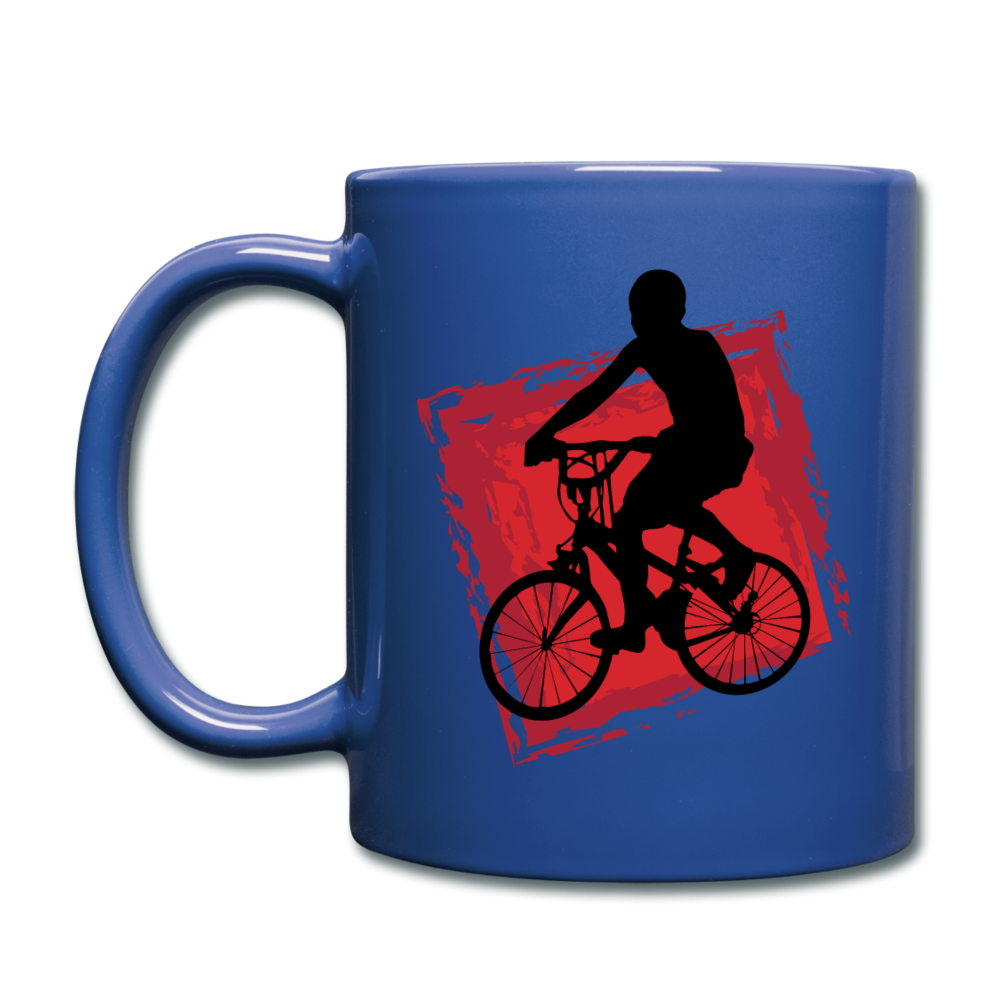 NO COLON STILL ROLLIN' Statement Mug - royal blue