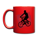 NO COLON STILL ROLLIN' Statement Mug - red