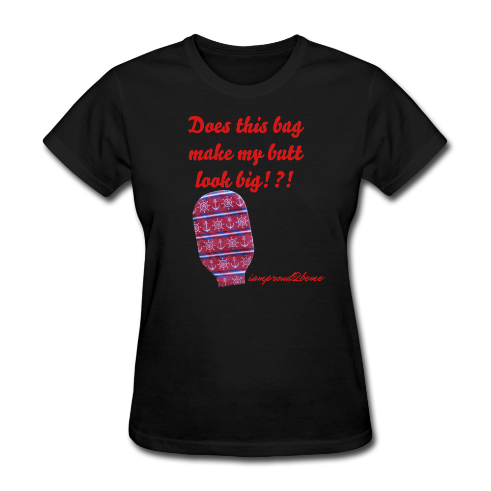 OSTOMY BAG Anchor & Wheel Classic T-Shirt (Adult) - black