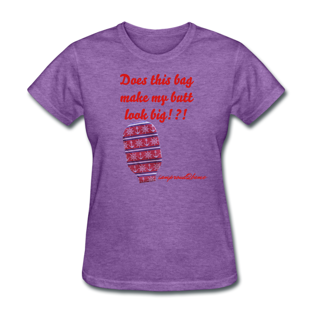 OSTOMY BAG Anchor & Wheel Classic T-Shirt (Adult) - purple heather