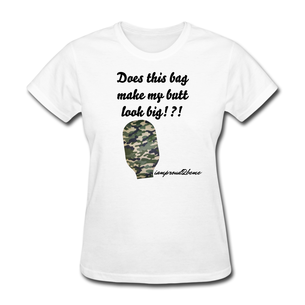 OSTOMY BAG Camouflage Classic T-Shirt (Adult) - white