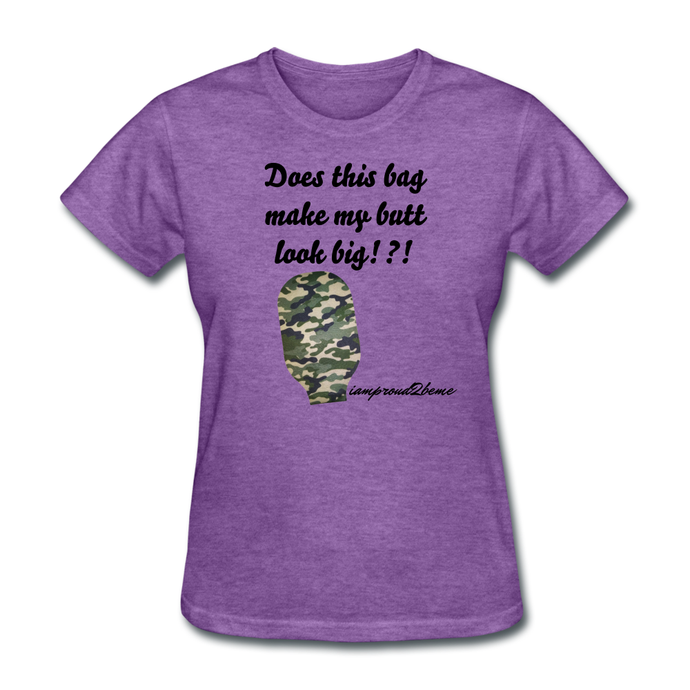 OSTOMY BAG Camouflage Classic T-Shirt (Adult) - purple heather