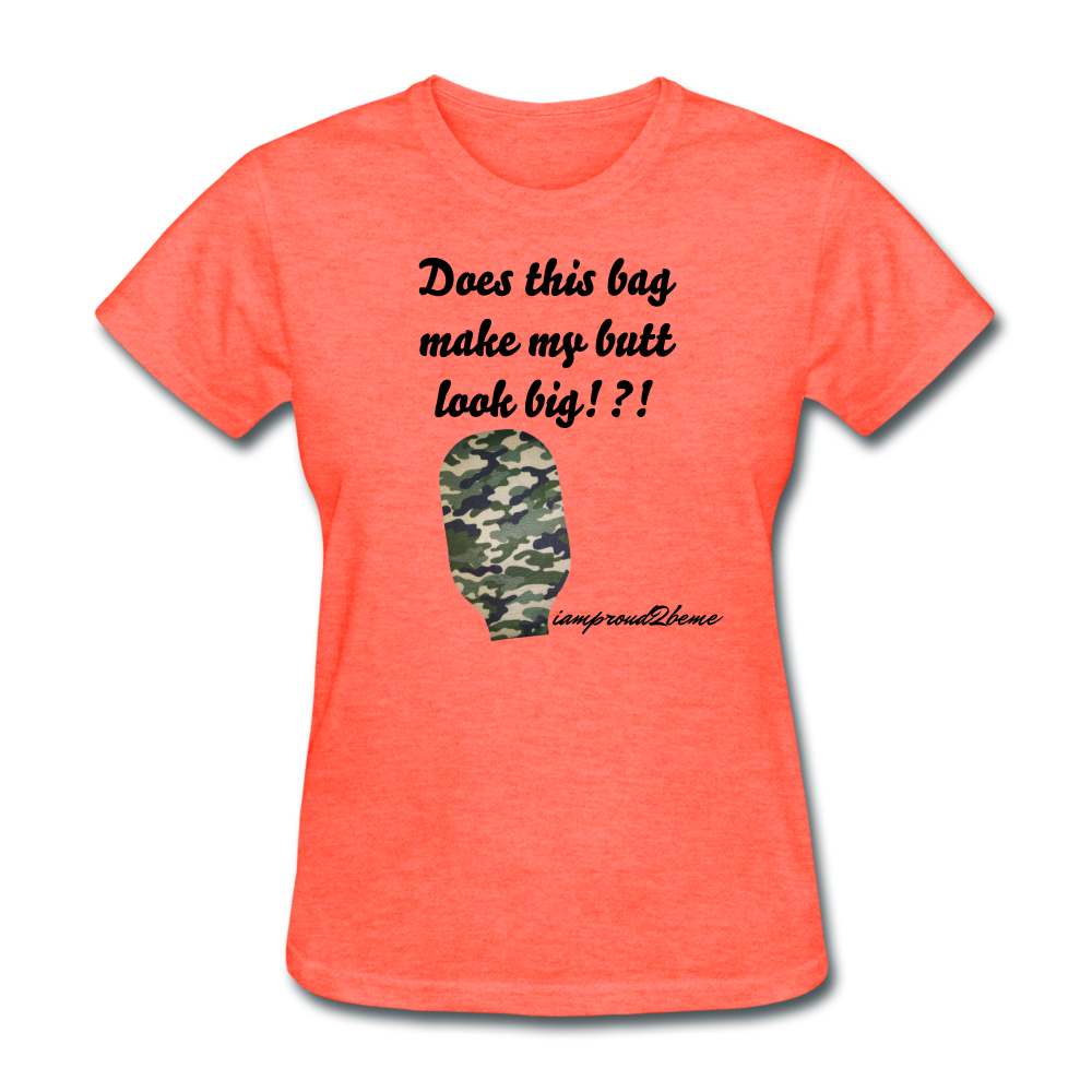 OSTOMY BAG Camouflage Classic T-Shirt (Adult) - heather coral