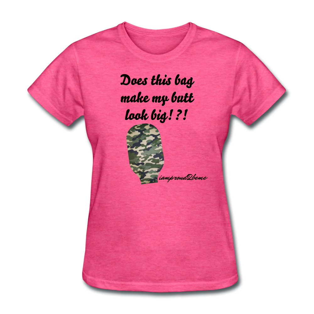 OSTOMY BAG Camouflage Classic T-Shirt (Adult) - heather pink