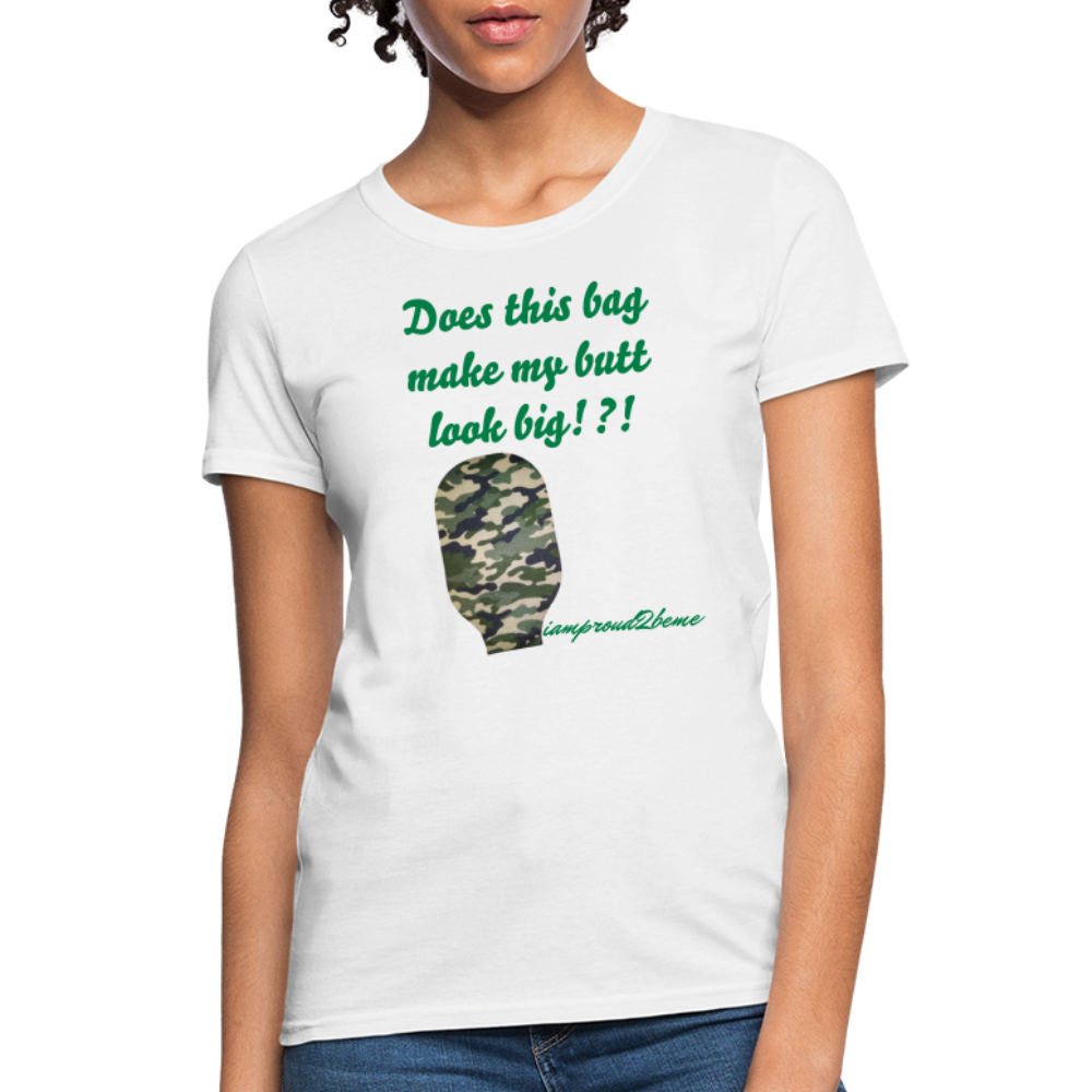 OSTOMY BAG Camouflage Classic T-Shirt (Adult) - white