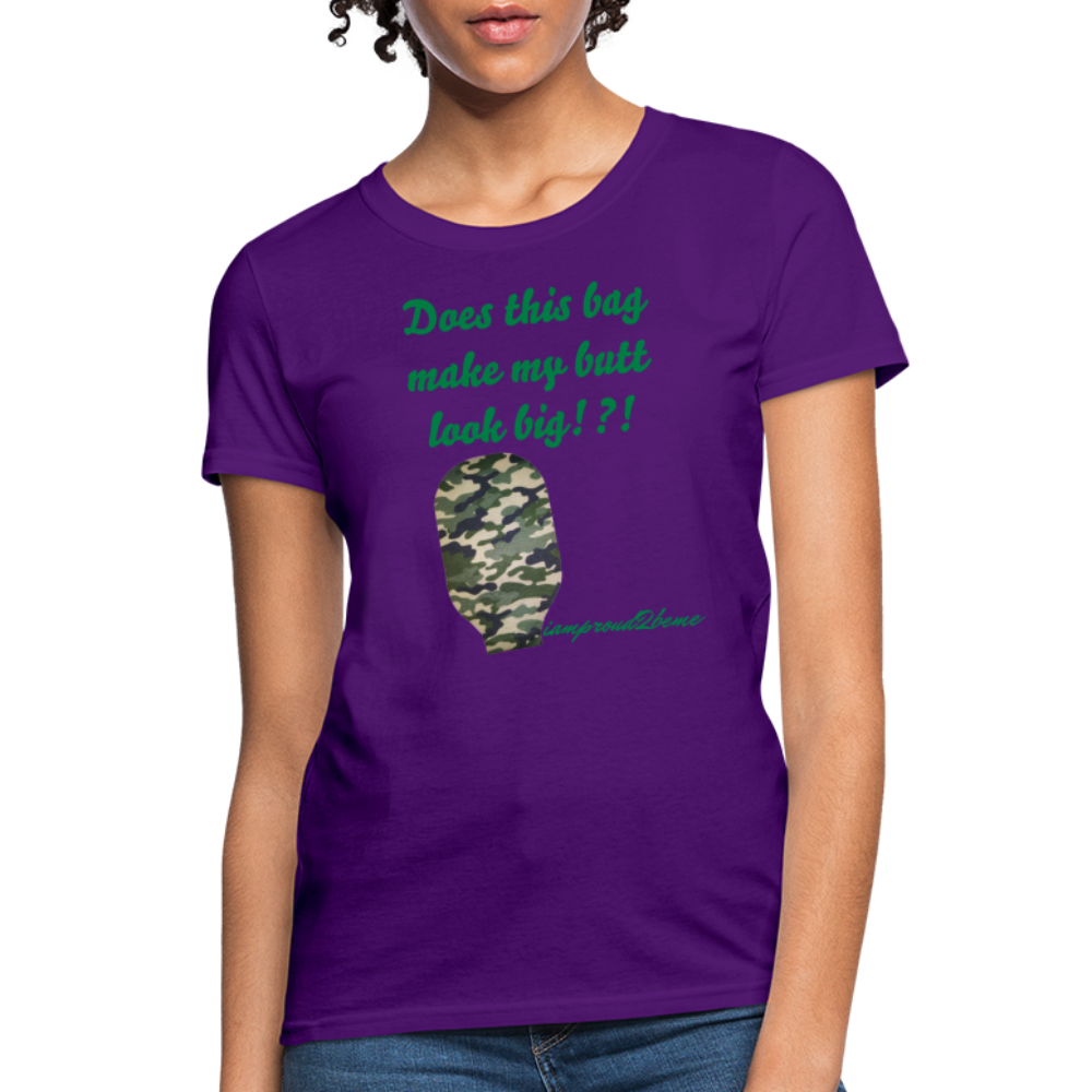 OSTOMY BAG Camouflage Classic T-Shirt (Adult) - purple