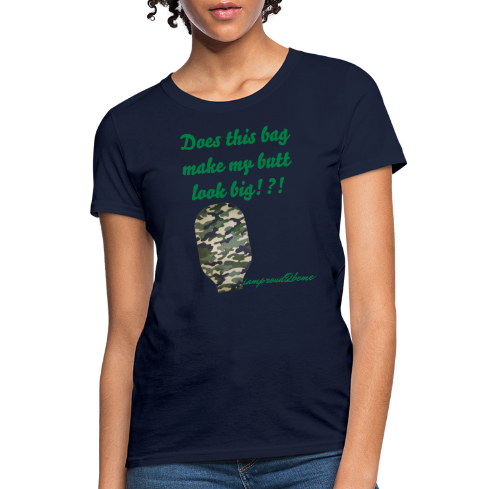 OSTOMY BAG Camouflage Classic T-Shirt (Adult) - navy