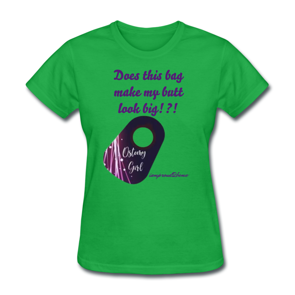 OSTOMY BAG GIRL Classic T-Shirt (Adult) - bright green