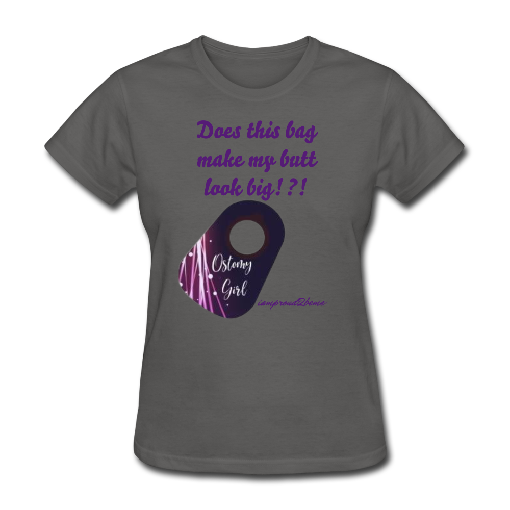 OSTOMY BAG GIRL Classic T-Shirt (Adult) - charcoal