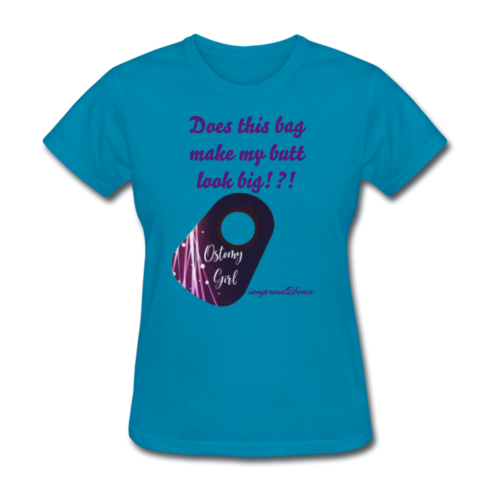 OSTOMY BAG GIRL Classic T-Shirt (Adult) - turquoise