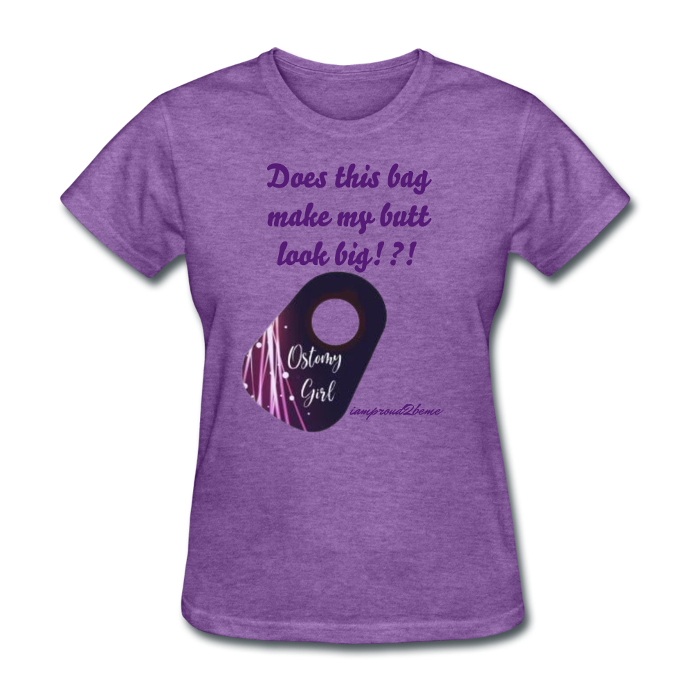 OSTOMY BAG GIRL Classic T-Shirt (Adult) - purple heather