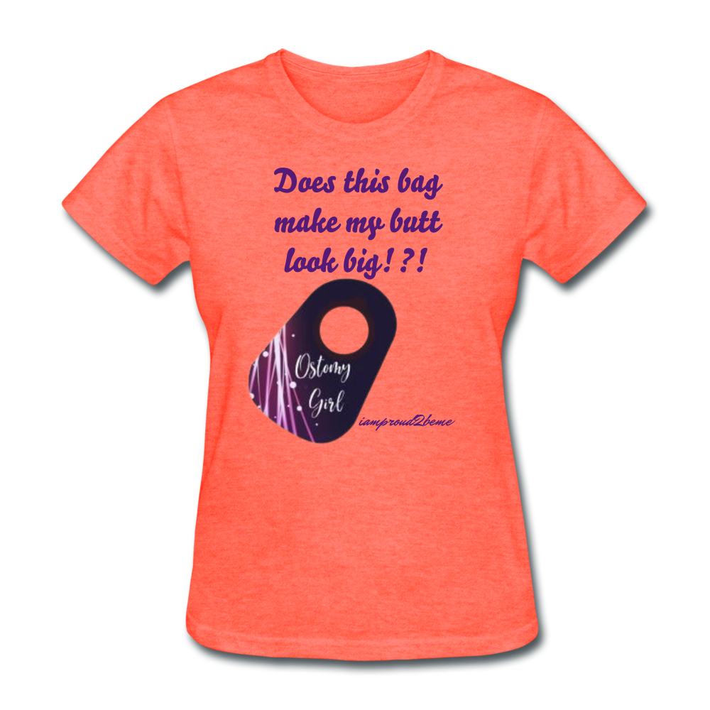 OSTOMY BAG GIRL Classic T-Shirt (Adult) - heather coral