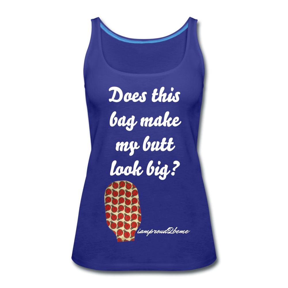 OSTOMY BAG Lady Bug Premium Tank Top (Adult) - royal blue