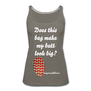 OSTOMY BAG Lady Bug Premium Tank Top (Adult) - asphalt gray