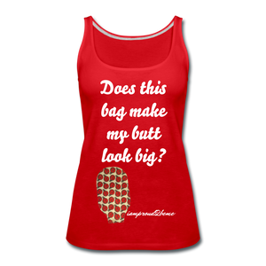 OSTOMY BAG Lady Bug Premium Tank Top (Adult) - red