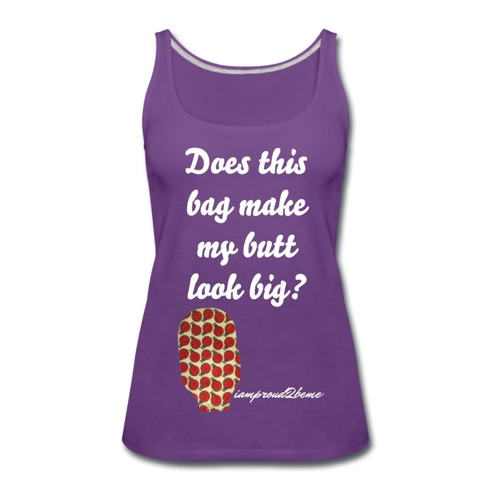 OSTOMY BAG Lady Bug Premium Tank Top (Adult) - purple