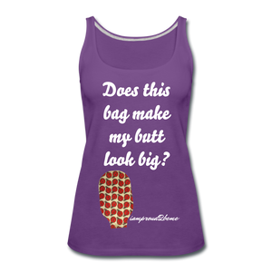 OSTOMY BAG Lady Bug Premium Tank Top (Adult) - purple