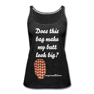 OSTOMY BAG Lady Bug Premium Tank Top (Adult) - charcoal gray