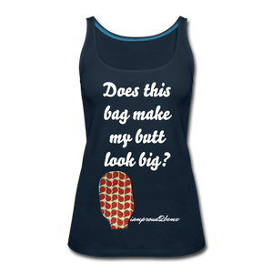 OSTOMY BAG Lady Bug Premium Tank Top (Adult) - deep navy