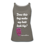 OSTOMY BAG Anchor & Wheel Premium Tank Top (Adult) - asphalt gray
