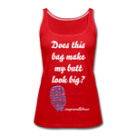 OSTOMY BAG Anchor & Wheel Premium Tank Top (Adult) - red