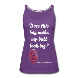 OSTOMY BAG Anchor & Wheel Premium Tank Top (Adult) - purple
