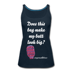 OSTOMY BAG Anchor & Wheel Premium Tank Top (Adult) - deep navy