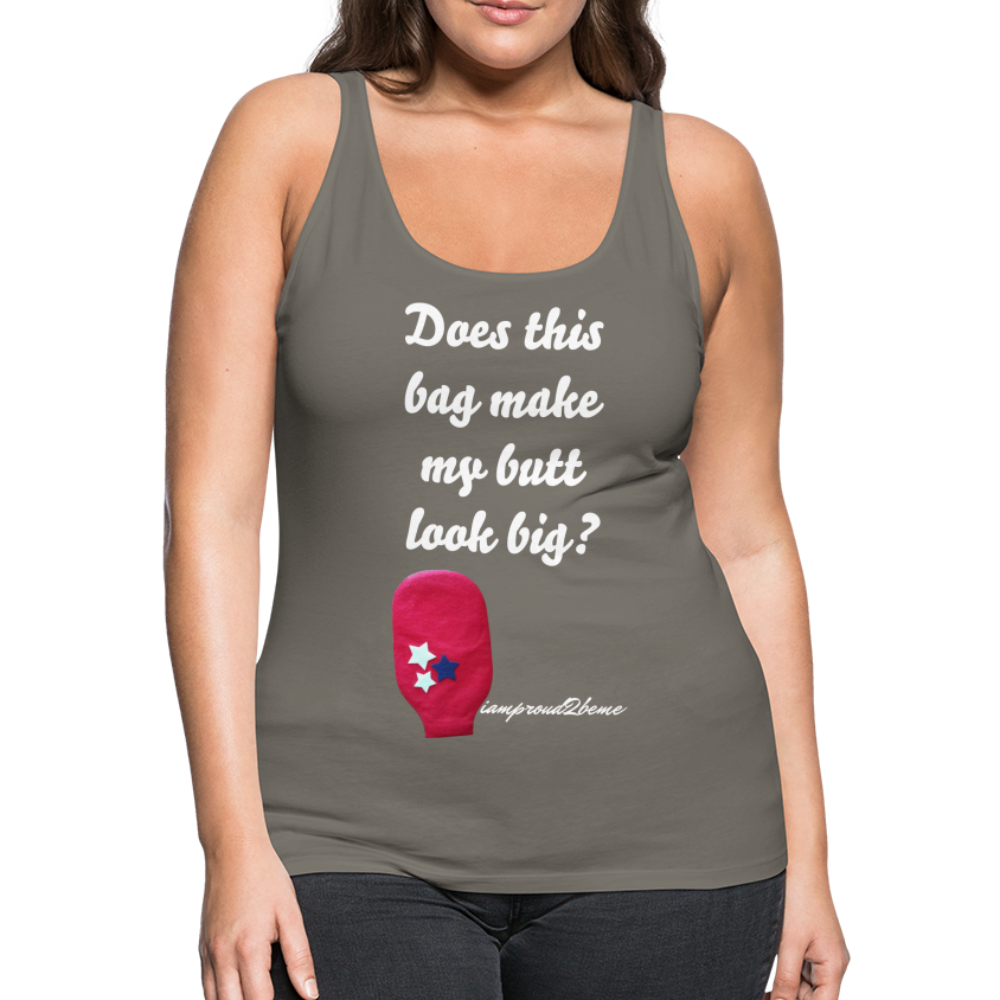 OSTOMY BAG Stars Premium Tank Top (Adult) - asphalt gray