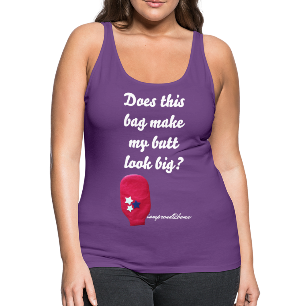 OSTOMY BAG Stars Premium Tank Top (Adult) - purple
