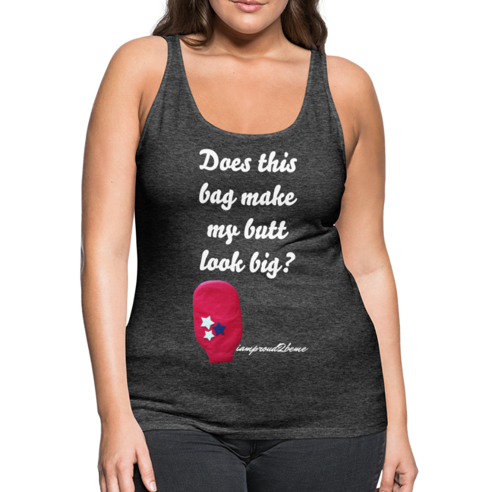 OSTOMY BAG Stars Premium Tank Top (Adult) - charcoal gray