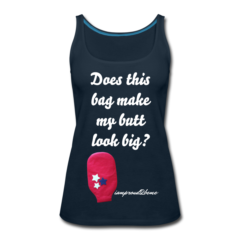 OSTOMY BAG Stars Premium Tank Top (Adult) - deep navy