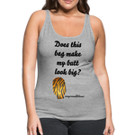 OSTOMY BAG Tiger Stripe Premium Tank Top (Adult) - heather gray
