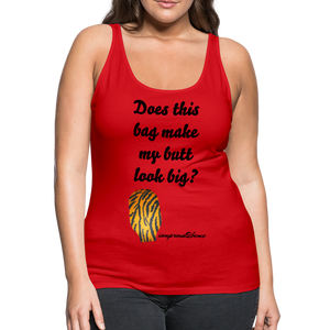 OSTOMY BAG Tiger Stripe Premium Tank Top (Adult) - red