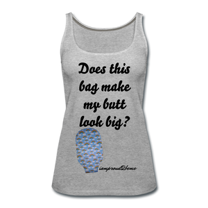 OSTOMY BAG Rainbow Premium Tank Top (Adult) - heather gray