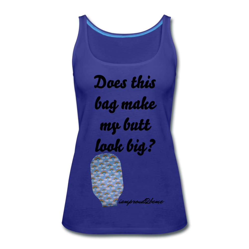 OSTOMY BAG Rainbow Premium Tank Top (Adult) - royal blue