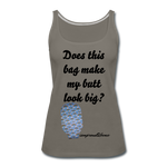 OSTOMY BAG Rainbow Premium Tank Top (Adult) - asphalt gray