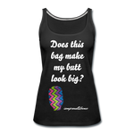 OSTOMY BAG ZIG ZAG Premium Tank Top (Adult) - black