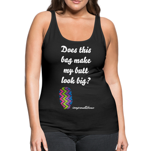 OSTOMY BAG ZIG ZAG Premium Tank Top (Adult) - black