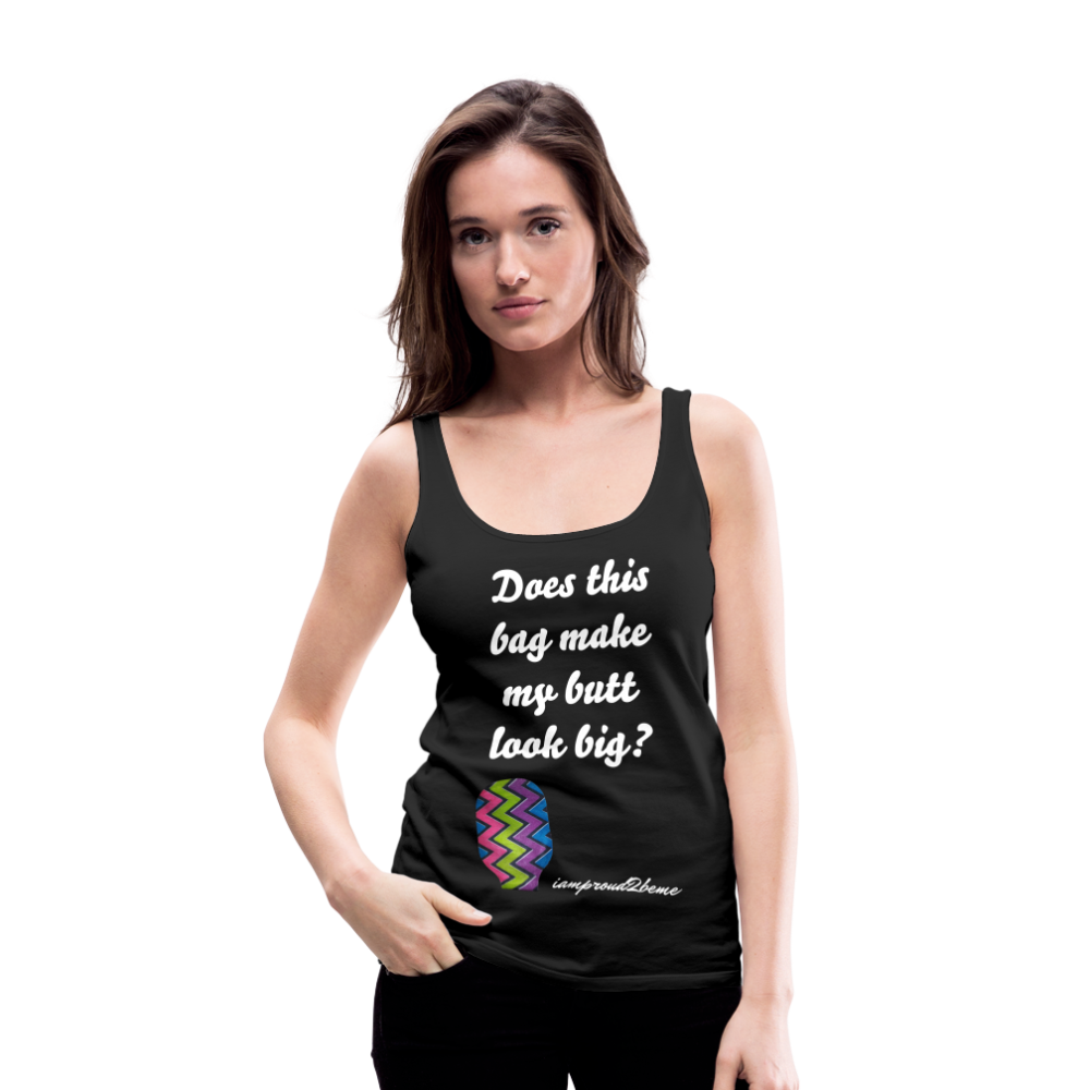 OSTOMY BAG ZIG ZAG Premium Tank Top (Adult) - black