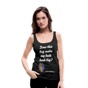 OSTOMY BAG ZIG ZAG Premium Tank Top (Adult) - black