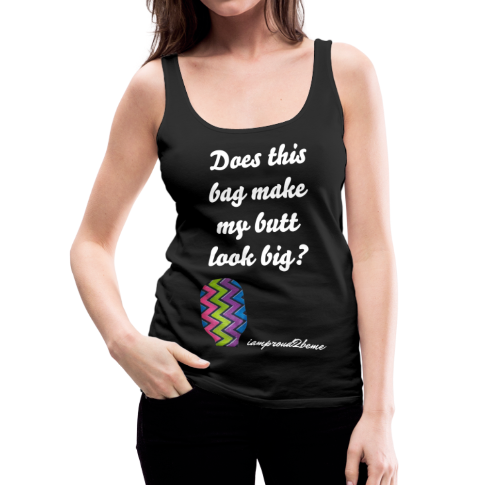 OSTOMY BAG ZIG ZAG Premium Tank Top (Adult) - black